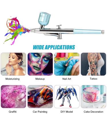 Yofuly Cordless Airbrush Kit | Portable Nail Airbrush Machine | Rechargeable | Gradient Purple - Buy Online on GoSupps.com
