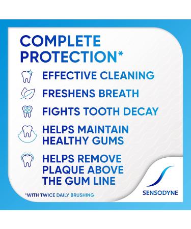 Sensodyne Complete Protection Toothpaste 3.4 oz | Optimal Relief & Protection for Sensitive Teeth - International Shipping Available - Buy Online on GoSupps.com