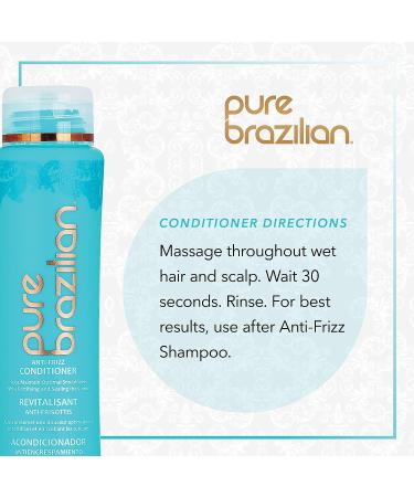 Pure Brazilian 4-Piece Travel Size Kit: Anti-Frizz Shampoo, Conditioner, Serum & Masque - Buy Online on GoSupps.com