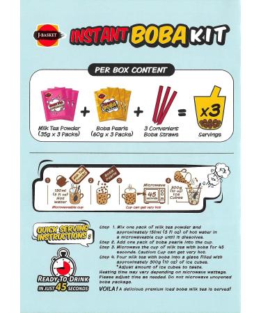 Authentic Taro Boba Bubble Tea Kit with Tapioca Straws - 9 Servings - Buy Online on GoSupps.com