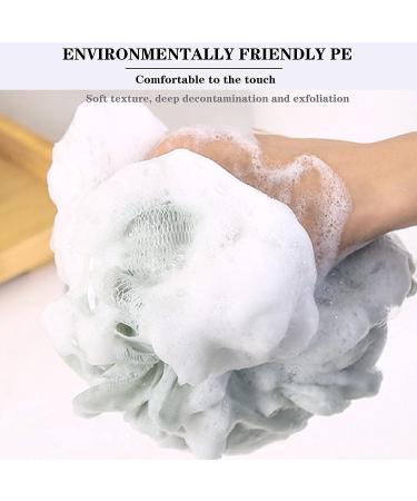 AOTENGDI 4Pcs Bath Sponge Shower Loofahs 60g Exfoliator Scrubber - High Foaming Body Wash Cleaning Accessories - Buy Online on GoSupps.com