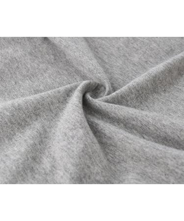 Manci Women's Nursing Maternity Top - Cotton V Neck Ruched Waist Pajama - M Grey+Black - Buy Online on GoSupps.com