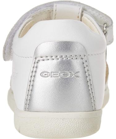 Geox Baby Girls' White Sandal Alul B | Size 4.5 UK Child - Buy Online on GoSupps.com