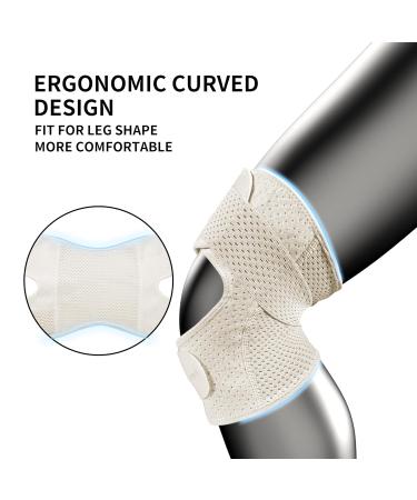 Proiron Breathable Knee Bandage - Adjustable Knee Support for Men & Women | Perfect for Sports Running Jogging & Volleyball - Size L (1PC) - Buy Online on GoSupps.com