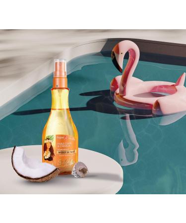 Sun of the Islands | 99% Pure Tahitian Monoi AO - Protects Nourishes Moisturises - Hair & Body - 100% Natural Plant Extract - Paraben Free - Tiare Fragrance - Made in France - Buy Online on GoSupps.com