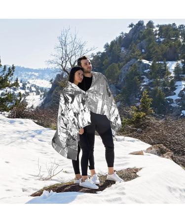 QIO CHUANG Emergency Mylar Thermal Blankets - Pack of 6 for Outdoors, Hiking, Survival, Bug Out Bag | Space Blanket for Camping, Marathons, First Aid - Buy Online on GoSupps.com