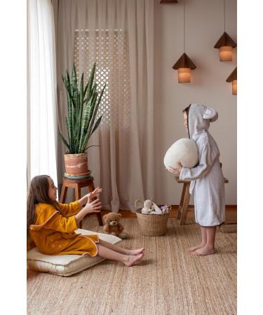 Super Soft Ely Parker Kids Bathrobe - Turkish Cotton Hooded Terry Towel for Boys & Girls (3-4 Years) - Absorbent & Comfortable Koala Design - Buy Online on GoSupps.com