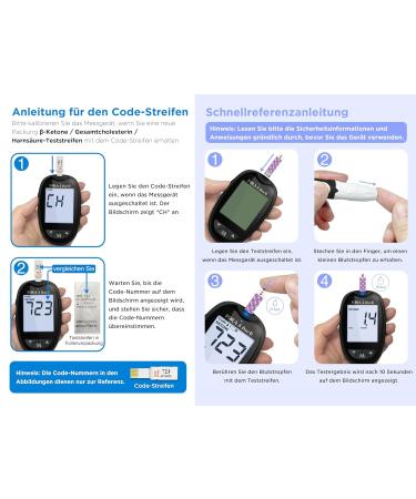 FORA Duo 2-in-1 Bluetooth Blood Glucose & Ketone Monitor with 10 Ketone Test Strips - Accurate & Reliable International Shipping - Buy Online on GoSupps.com