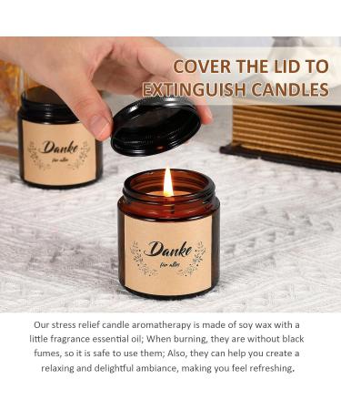 BBto 6-Piece Lavender Fragrance Candle Gift Set | Soy Wax Candles in Glass | Perfect Thank You Present for Women Moms Girlfriends Grandmas & Colleagues - Buy Online on GoSupps.com