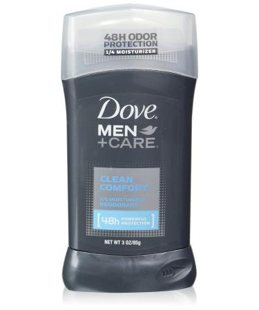 Dove Men+Care Deodorant Stick Clean Comfort 3 oz(Pack of 4)