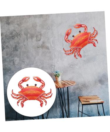 Cabilock 1pc Wall Decoration Pendant Outdoor Wall Art Wall Sticker Decor Decoration for Home Red Wrought Iron - Buy Online on GoSupps.com