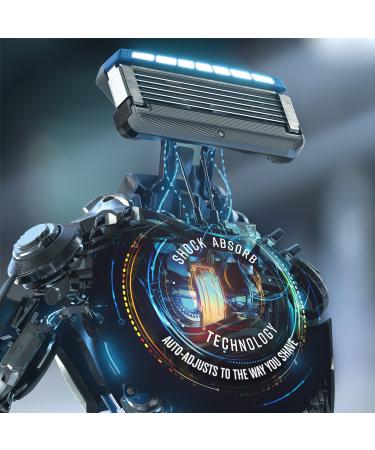 Schick Hydro 5 Sense Energize Razor Refills for Men - Pack of 4 - Buy Online on GoSupps.com