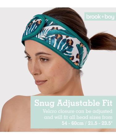 Spa Headband for Women - Tropical Safari Makeup & Skincare Face Wash Band - Buy Online on GoSupps.com