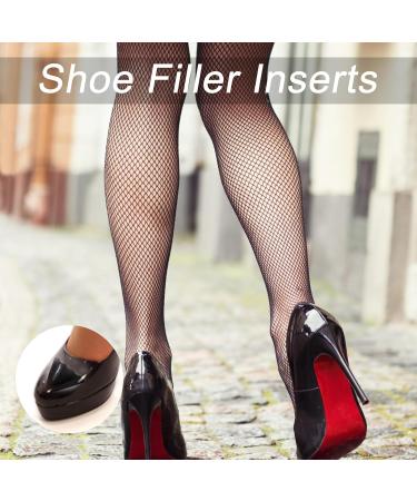 Toe Inserts for Shoes - Tighten Fit & Comfort | Shoe Fillers for Men & Women (2 Pairs Black Pointy - Buy Online on GoSupps.com