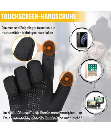 Hasagei Touchscreen Fleece Winter Gloves for Men & Women - Warm Windproof Sport Gloves for Running Biking & Hiking - Buy Online on GoSupps.com