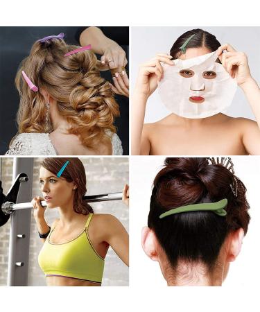iZhuoKe Matte Colorful Hair Sectioning Clips - Set of 12 Non-slip Duckbill Hairpins for Women, Girls, and Salon Hairdressers | 5.85 inch - Buy Online on GoSupps.com