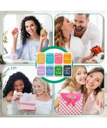 72 Set Thank You Gift: Inspirational Mini Soap Bars - Bulk Scented Soaps for Employee Appreciation Teachers Nurses & Coworkers - Perfect Christmas Gifts - Buy Online on GoSupps.com