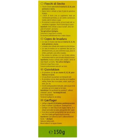 Organic Rapunzel Yeast Flakes - 150g Pack | Vegan Nutritional Supplement for Healthy Cooking & Baking - Buy Online on GoSupps.com