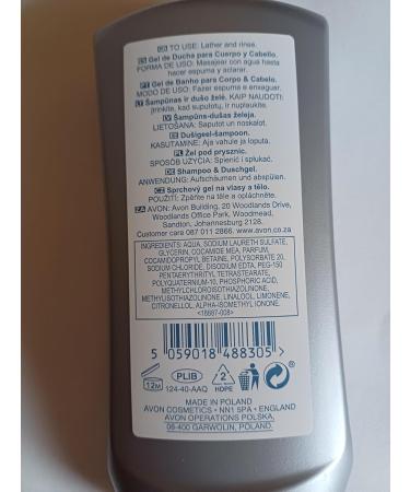  Avon Avon Individual Blue Hair Shower Gel 250ml - Buy Online on GoSupps.com