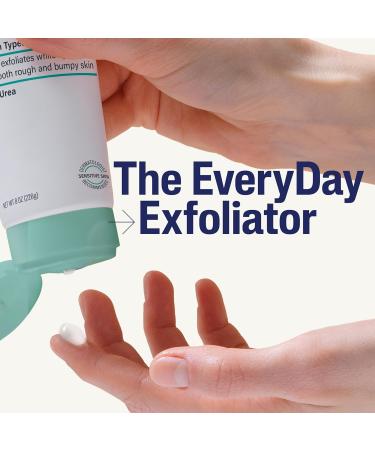 Cetaphil Exfoliating Rough & Bumpy Cream Lightweight Cream for All Skin Types 8 oz Tube 20% Urea Gently Exfoliates Refines Skin Texture Dermatologist Recommended Brand - Buy Online on GoSupps.com