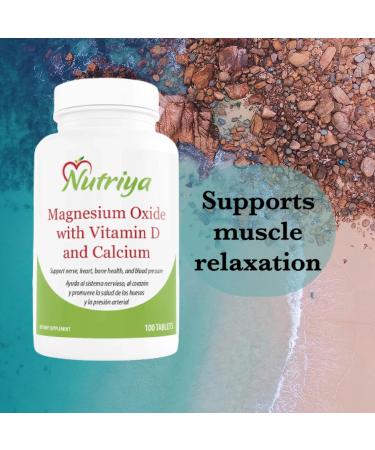 Magnesium Oxide with Vitamin D3 and Oyster Calcium Supplement - Buy Online on GoSupps.com