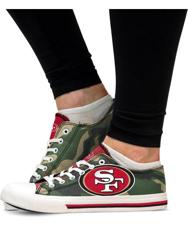 FOCO Women's NFL Camo Low Top Canvas Sneakers Shoes Size 9 - Camo Print - Buy Online on GoSupps.com