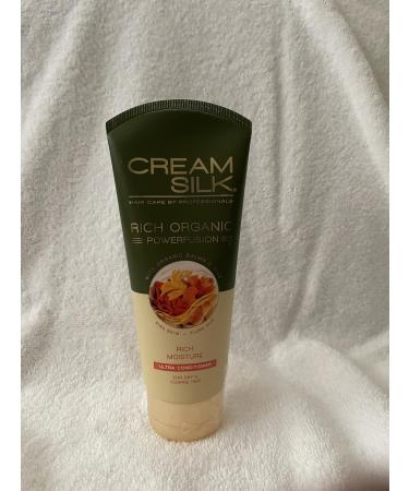 CREAMSILK Organic Ultra Conditioner for Rich Hydration Nourished Hair with Shea Balm Flora Oils & Essences white