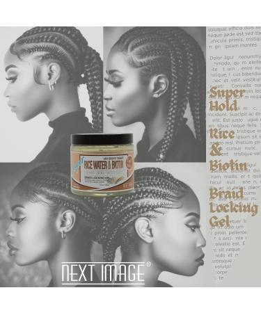 Braid Locking Gel Super Hold | NEXT IMAGE | Rice Water Formula for Long-Lasting Style - Buy Online on GoSupps.com