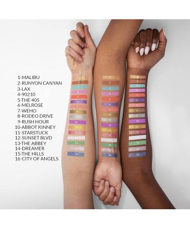 bh Cosmetics 16 Color Eyeshadow Palette - Lost in Los Angeles | Pressed Powder - 4.4 oz - Buy Online on GoSupps.com