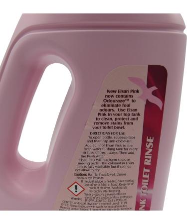 Elsan Pink 2L Toilet Fluid Rinse X2 (Cleaner Caravan Motorhome Camping) - Buy Online on GoSupps.com