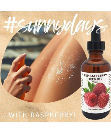 Best Nature's Red Raspberry Seed Oil 100% Pure Organic Cold-Pressed Natural Face & Hair Moisturizer Rich in Vitamin E Omega 3 Anti-Aging Skincare 1 fl oz / 30 ml Rasprberry 1 Fl Oz (Pack of 1) - Buy Online on GoSupps.com