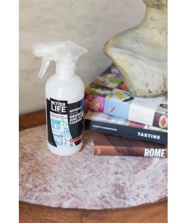 Better Life Natural Granite & Stone Cleaner - Pomegranate Grapefruit 16oz | Eco-Friendly & Effective - Buy Online on GoSupps.com