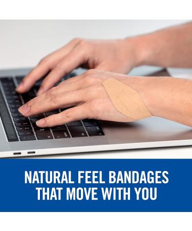 Nexcare Soft 'n Flex Bandage Assorted Sizes 30 Count - Flexible and Soft Adhesive Bandages - Buy Online on GoSupps.com