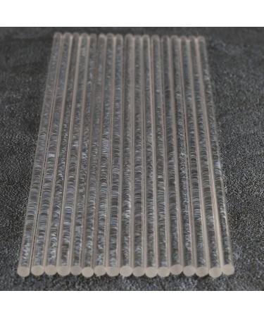 Doumneou 100Pcs 6 Inch Clear Acrylic Reusable Lollipop Sticks for Making Lollipops Cake Pops Candy Chocolates - Buy Online on GoSupps.com