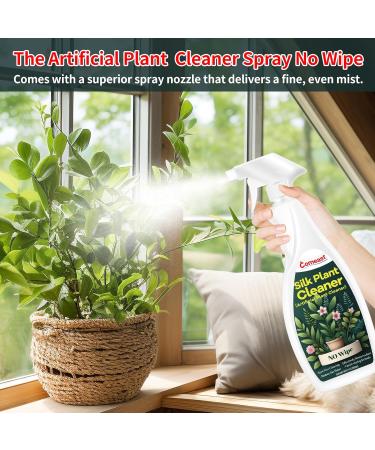 Silk Plant Cleaner Spray No Wipe | Best Artificial Plant & Silk Flower Cleaner | 16.91 Fl oz Dust Remover - Buy Online on GoSupps.com