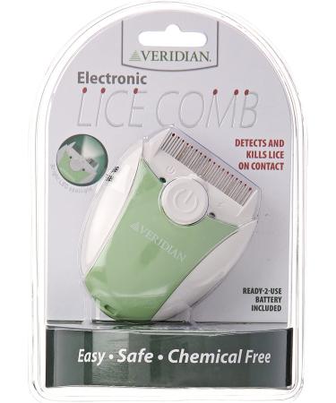 Veridian Finito Electronic Lice Comb Green/White - 1 Count - Buy Online on GoSupps.com