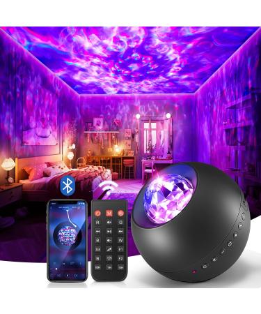Galaxy Projector 20 Lighting Modes Star Projector HiFi Bluetooth Speaker Galaxy Projector Light 15 White Noise Sensory Lights Remote & Timer Galaxy Light Projector for Bedroom Gifts for Room Decor Black - Buy Online on GoSupps.com