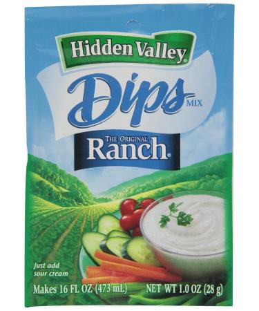 Hidden Valley Ranch Dip and Salad Dressing Mix 1oz Packs (Pack of 12) (The Original)