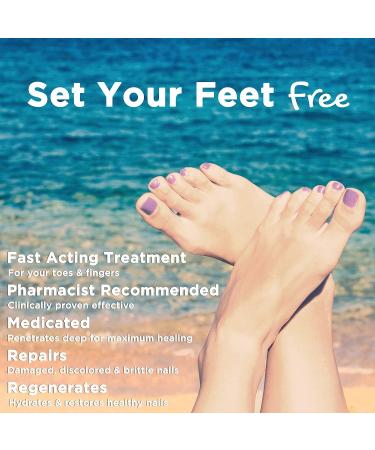 Extra Strength Nail Renu Toenail Fungus Treatment | Fast Acting Repair for Damaged Nails | 1% Tolnaftate & Essential Oils | Finger & Toe Fungus Treatment - Buy Online on GoSupps.com