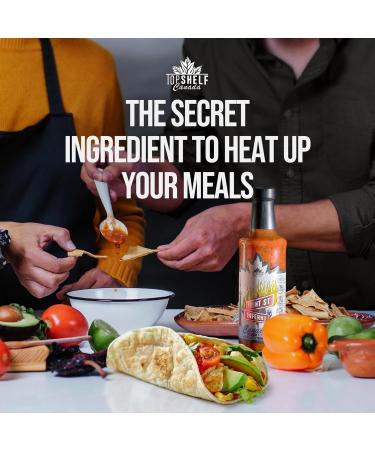Top Shelf Canada Premium Gourmet Hot Sauce Gift Box with Mild Medium & Hot Flavours. Chipotle Fire Roasted Red Peppers. Wing Sauce Taco Sauce. Preservative Free Vegan & Keto. 296mL (Pack of 3) - Buy Online on GoSupps.com