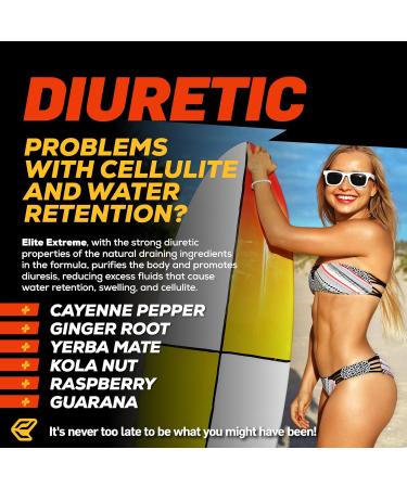 Italian Elite Elite Extreme Dietary Supplements 120 capsules with caffeine glucomannan carnitine guarana tyrosine green tea guarana for women and men gs1 - Buy Online on GoSupps.com