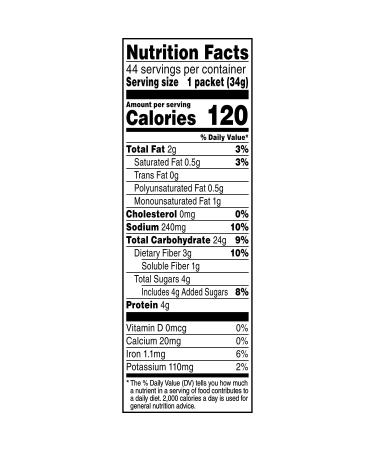Quaker Instant Oatmeal Lower Sugar Maple & Brown Sugar Pack of 44 - 50% Less Sugar - Buy Online on GoSupps.com