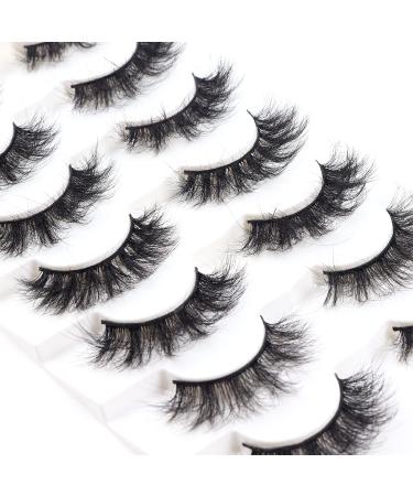 3D Faux Mink Fluffy Eyelashes - 7 Pairs Thick Wispy Long Extension 15-19mm - Reusable Serendipity Life Lashes - Buy Online on GoSupps.com