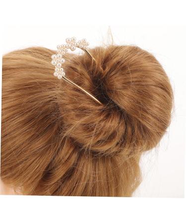 Gogogmee Pearl Hairpin Hair Accessories Hair Clip Hair Jewelry Hair Pins Pearl Hair Sticks Pearl Hair Fork Hair Chopsticks for Women Hairpin for Women Hair Forks French Pin Imitation Pearls - Buy Online on GoSupps.com