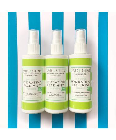 Skin Goals Hydrating Face Mist for Boys - 97% Natural Moisturising Spray with Hyaluronic Acid, Aloe Vera and Cucumber - Combats Blemishes - 125ml - Buy Online on GoSupps.com