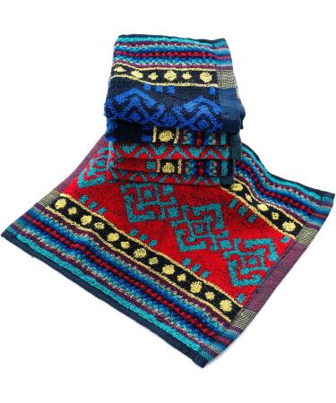 6-Piece Dark Terry Cloth Wash Cloths | Face Towels Soap Rags & Wash Blankets - 25x25cm | Soft & Absorbent Ideal for Home & Travel - Buy Online on GoSupps.com