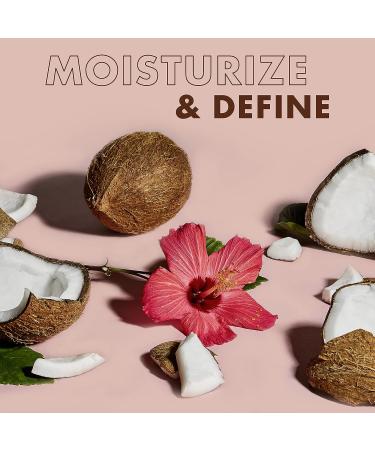 SheaMoisture Coconut & Hibiscus Bundle: Curl & Style Milk 8 Fl Oz + Curl Enhancing Smoothie 12 Oz | Shea Butter Hair Styling Products - Buy Online on GoSupps.com