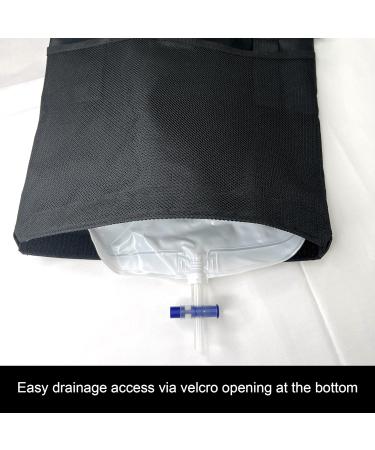Urine Drainage Bag Holder with Catheter Pipe Cover & Adjustable Straps - Comfortable Crossbody Design - Buy Online on GoSupps.com