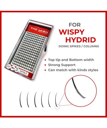 Buy THE LASH SUPPLY Spikes Eyelash Extensions - C/D Curl 10-18mm 0.07 Thickness Matte Black Soft & Lightweight - International Shipping Available - Buy Online on GoSupps.com