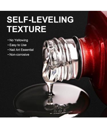 Ozzeal Base Coat Gel Nail Polish 15ML LED UV No Wipe Long Lasting Gel Base Coat Clear Base Coat Gel for Nails Art DIY Home - Buy Online on GoSupps.com